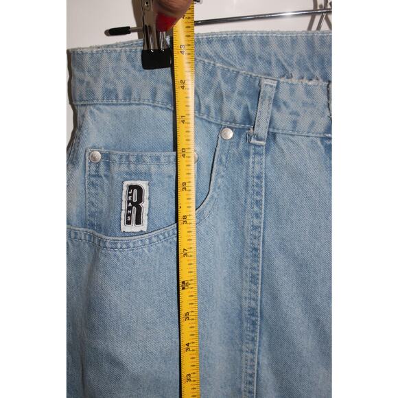 Free People Ragged Denim Cargo Jeans Size 32 straight leg jeans - Picture 4 of 8